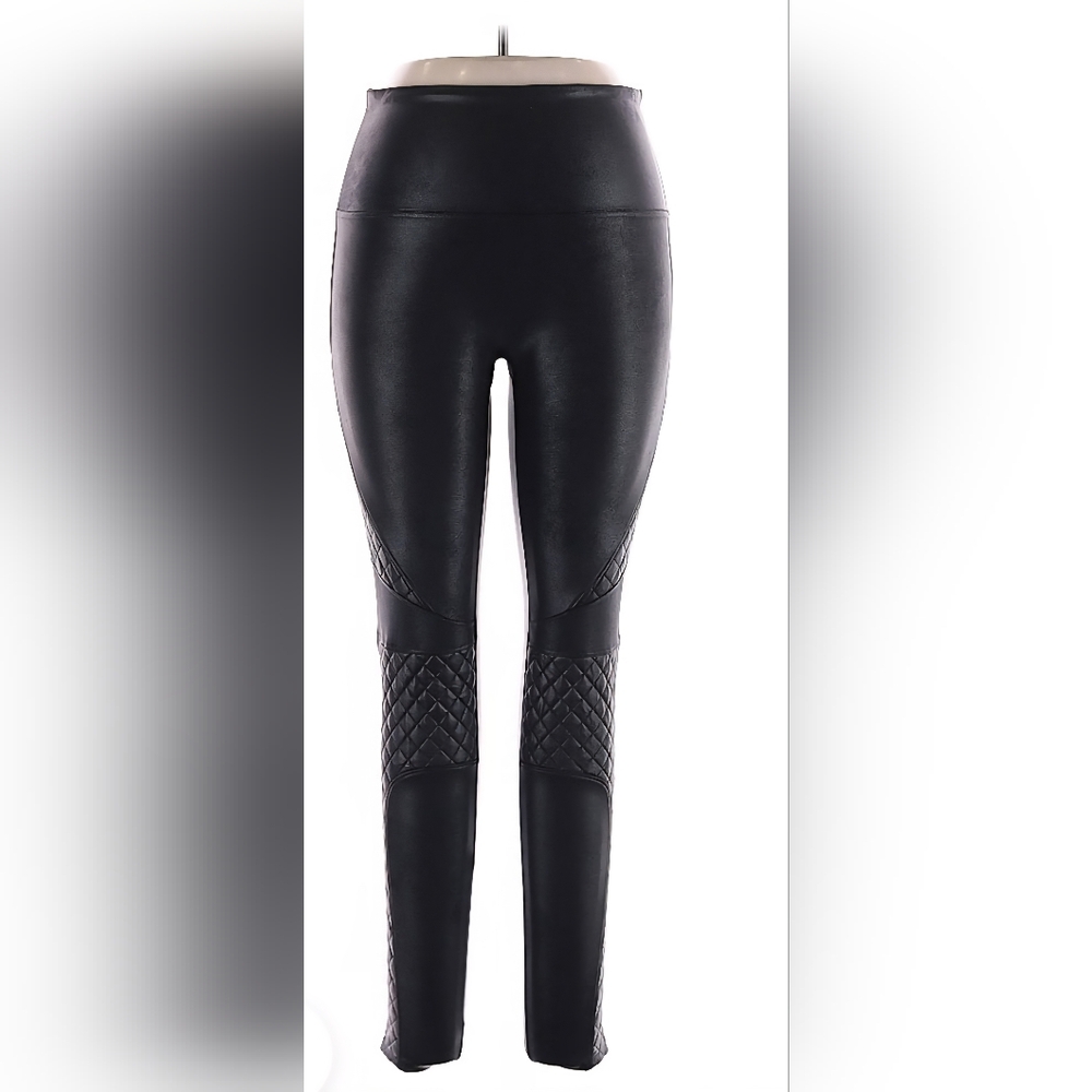 Spanx Faux Leather Moto Leggings